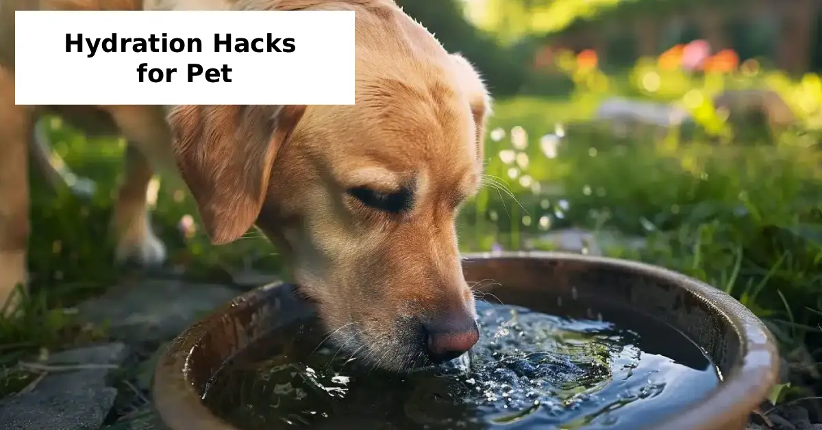 Hydration Hacks for Pet