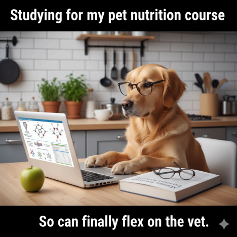 Dog Needs a Degree