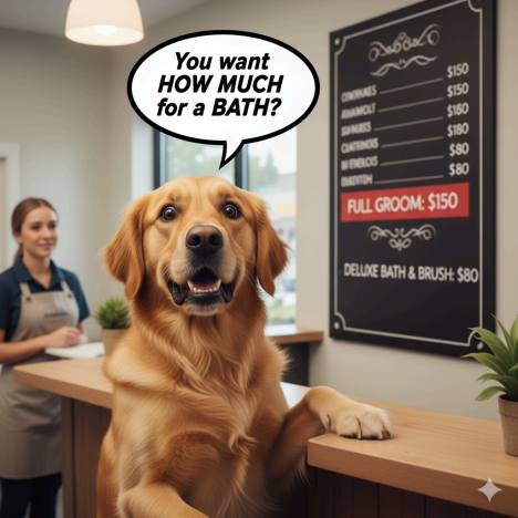 Pet grooming prices near me