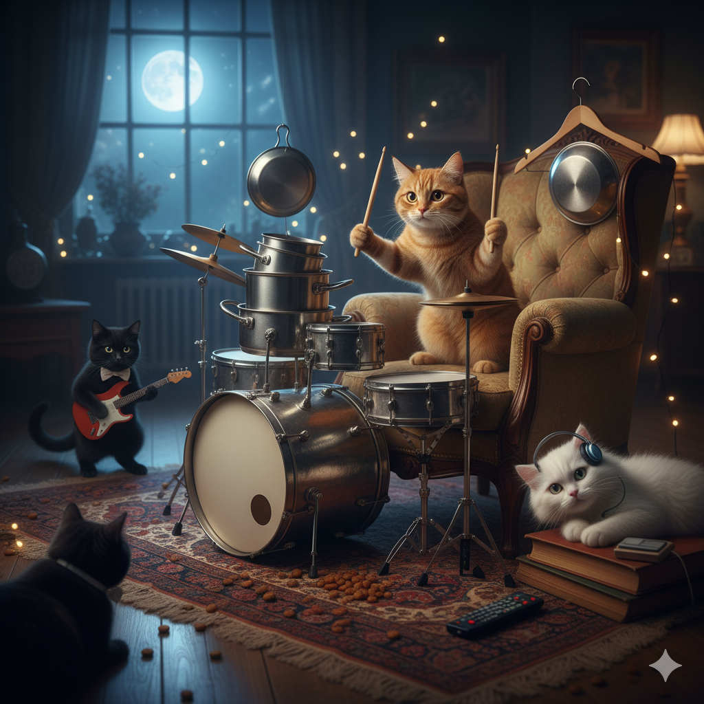 cat nighttime behavior